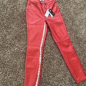 NWT Guess Petra High Rise in Reckless Red